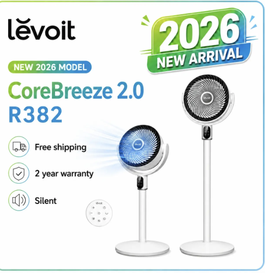 🎯🎯MEMORIAL DEAL LEVOIT Oscillating Fan  20dB Quiet Cooling ✨