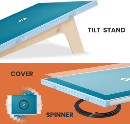 🎁Rotating Puzzle Board with Drawers and Cover,Tilt&Lazy Susan💥Buy 2 Get 2 Free