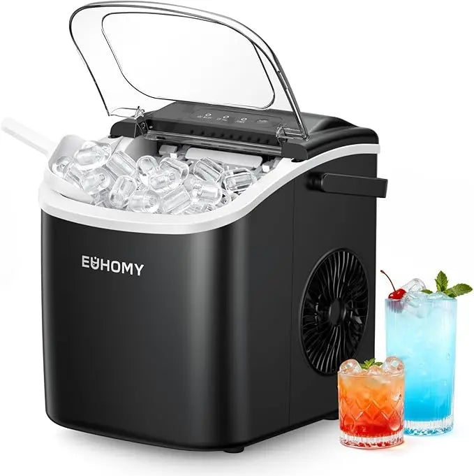 🎯🎯CLEARANCE OUTLET Countertop Ice Maker w/ Scoop, 26lbs/24H 🧊