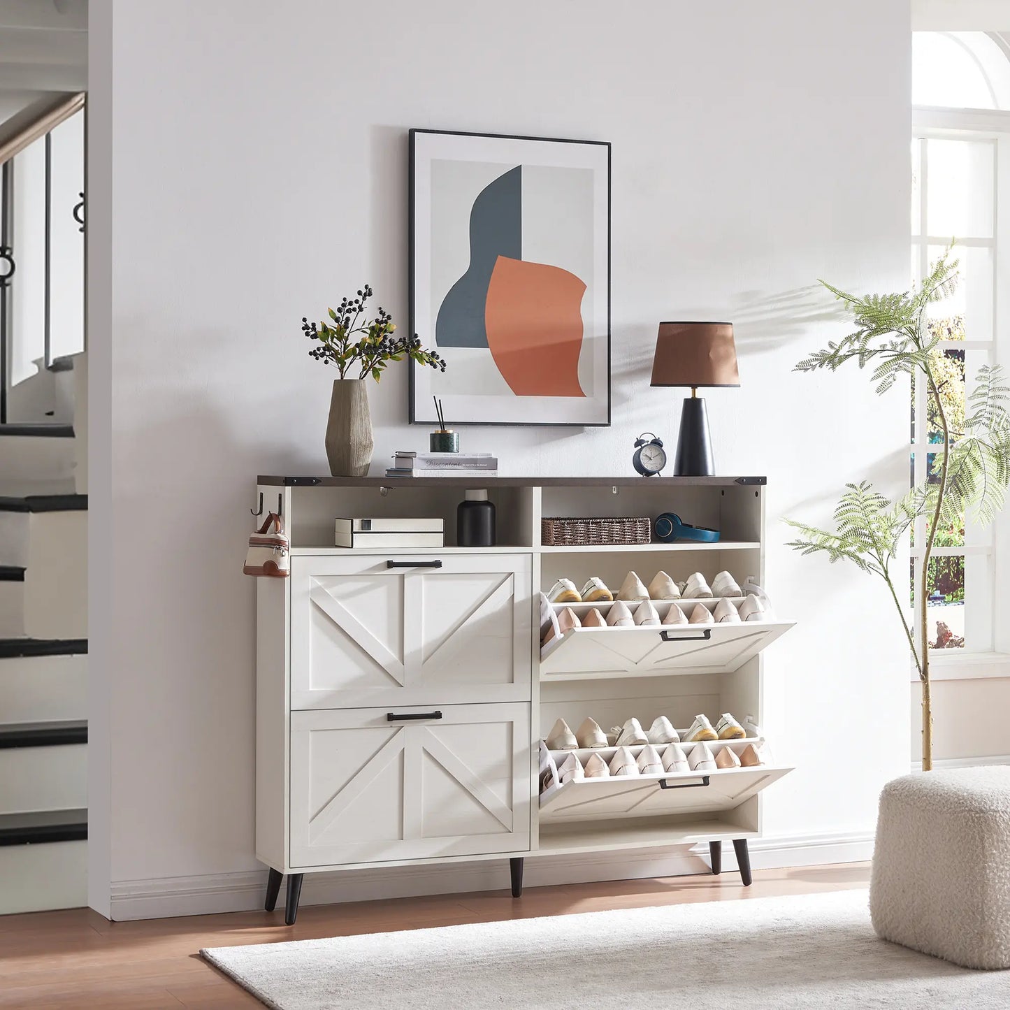 🎯 Factory Direct CLEARANCE: Freestanding Entryway Shoe Organizer ✅