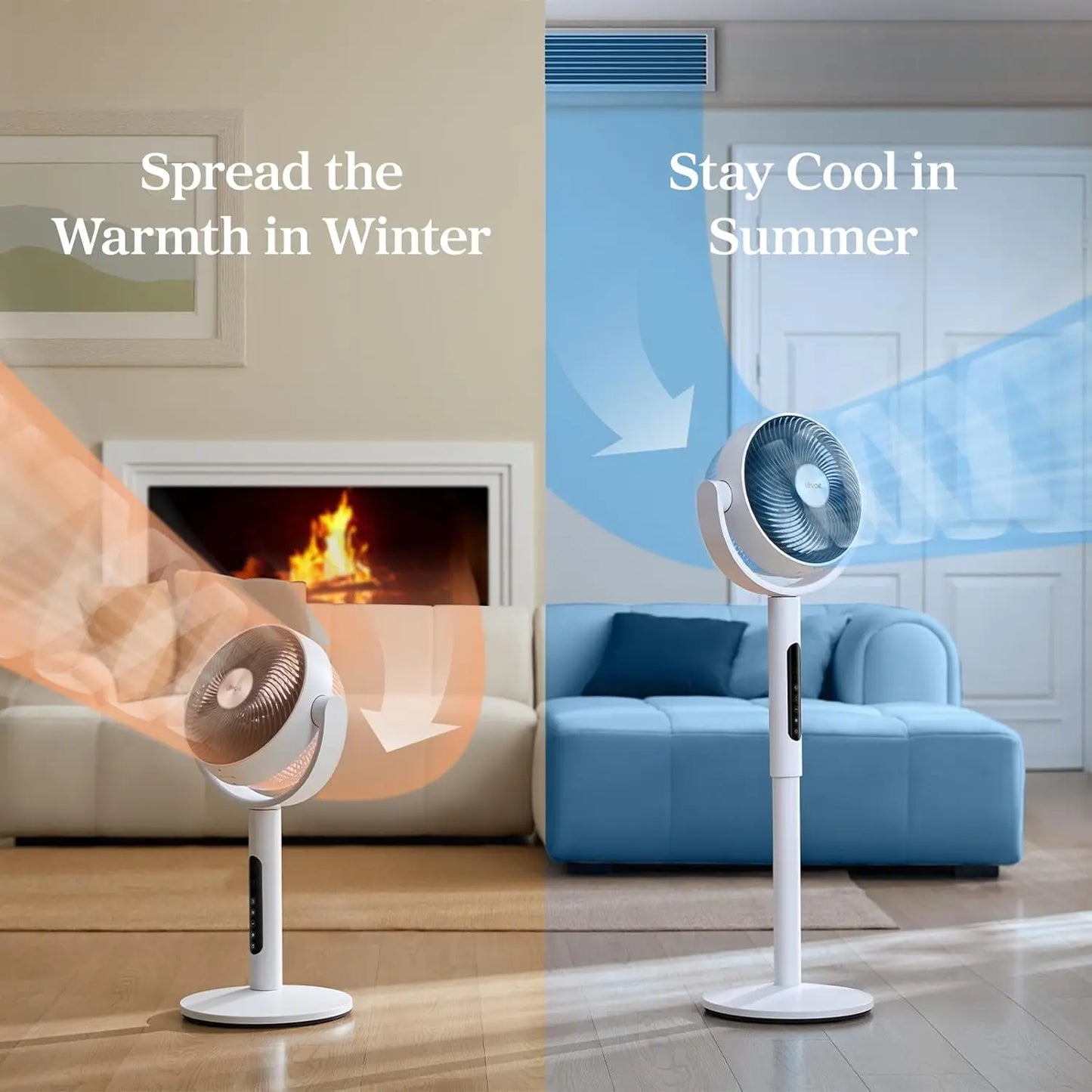 🎯🎯MEMORIAL DEAL LEVOIT Oscillating Fan  20dB Quiet Cooling ✨