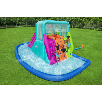 📦📦 Factory direct salese🌊 Triple Splash Course Inflatable Mega Water Park with Air Blower 🌞