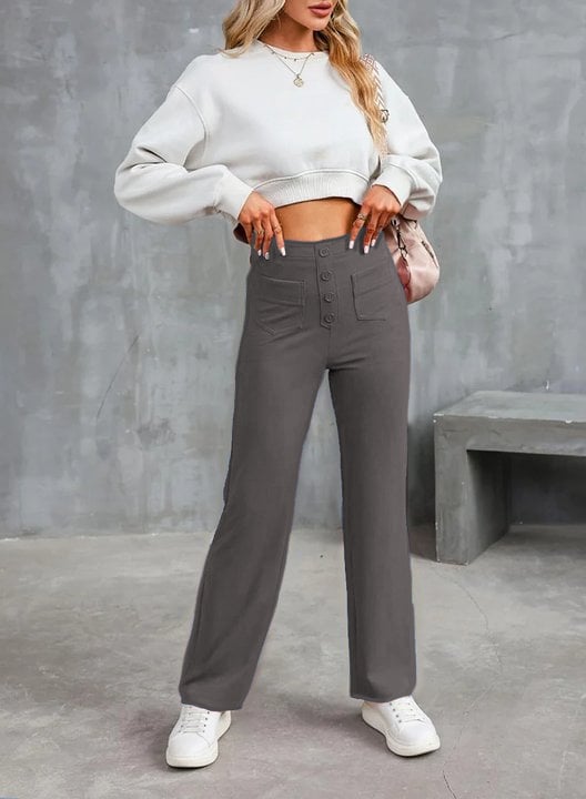 🎁New Arrivals🔥Women's Casual High Waist Stretch Pants