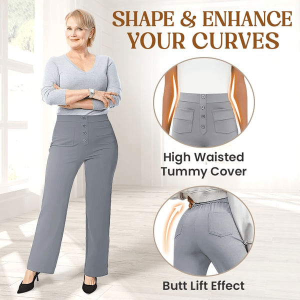 🎁New Arrivals🔥Women's Casual High Waist Stretch Pants