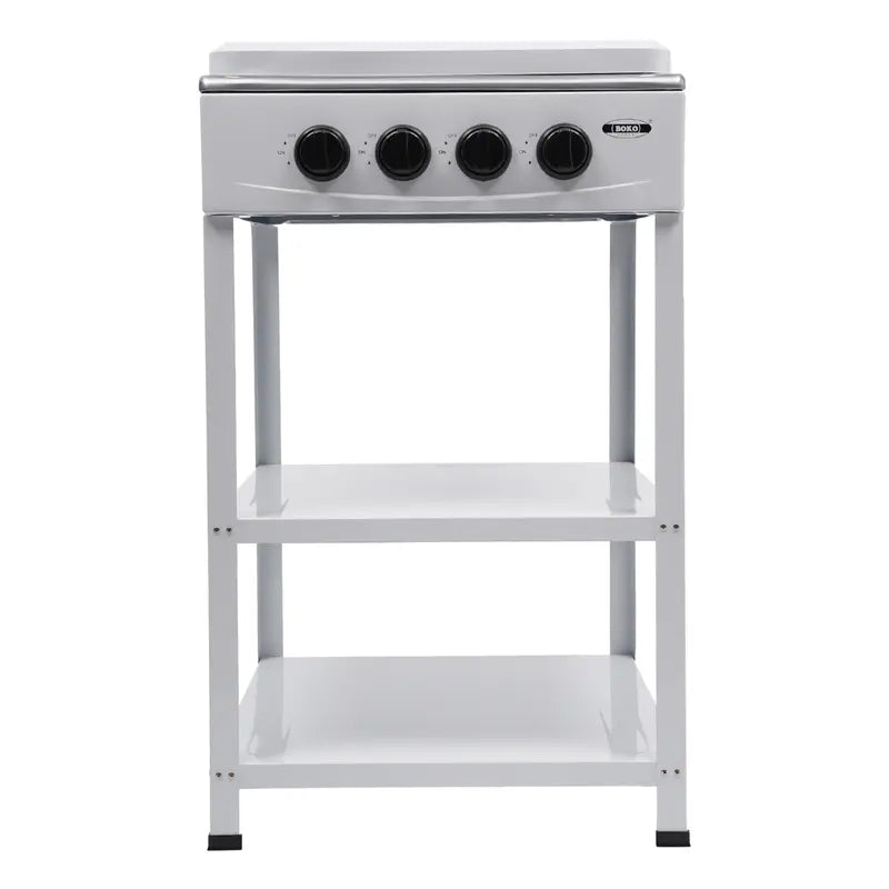 💥Factory Direct Sell💥4 Burner Gas Stove 🔥 Portable Outdoor Cooktop 🍳 NG/LPG Ready 🏕️obs Manual Ignition for RV Travel Emergency Preparedness Family Use