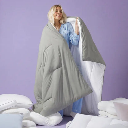 💥Factory Direct Sell💥🛏️ ❄️ Ultra-Soft Double-Stuffed Blanket 🌿 Vegan Fill
