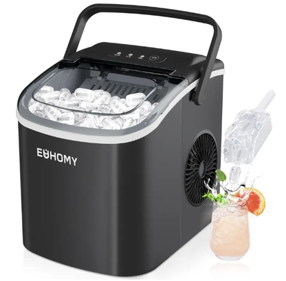 🎯🎯CLEARANCE OUTLET Countertop Ice Maker w/ Scoop, 26lbs/24H 🧊