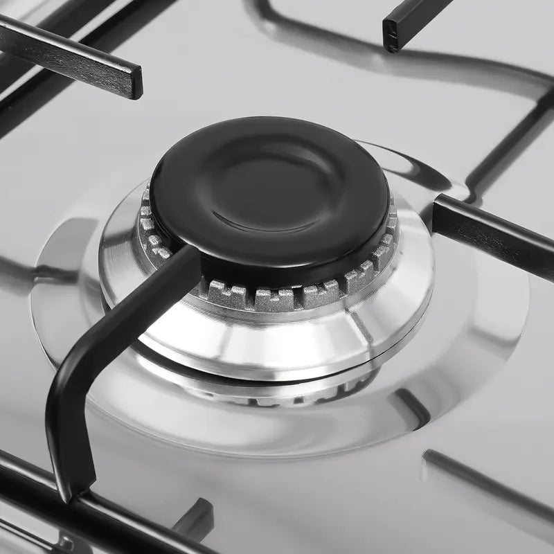 💥Factory Direct Sell💥4 Burner Gas Stove 🔥 Portable Outdoor Cooktop 🍳 NG/LPG Ready 🏕️obs Manual Ignition for RV Travel Emergency Preparedness Family Use