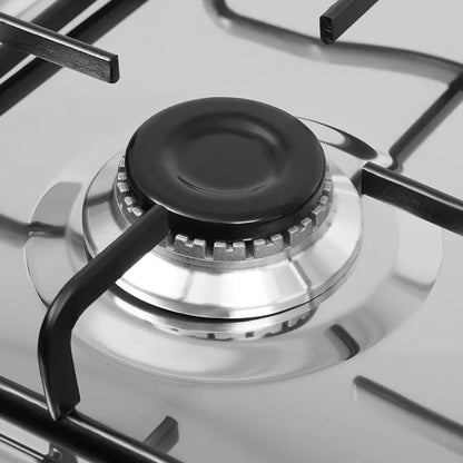 💥Factory Direct Sell💥4 Burner Gas Stove 🔥 Portable Outdoor Cooktop 🍳 NG/LPG Ready 🏕️obs Manual Ignition for RV Travel Emergency Preparedness Family Use