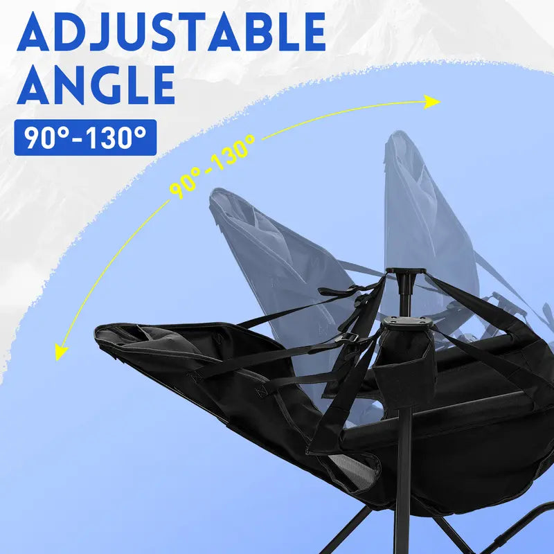 💥Factory Direct Sell💥 Hammock Camping Chair 🪑 Swing & Rocking w/ Footrest 💪 450LBS Capacity