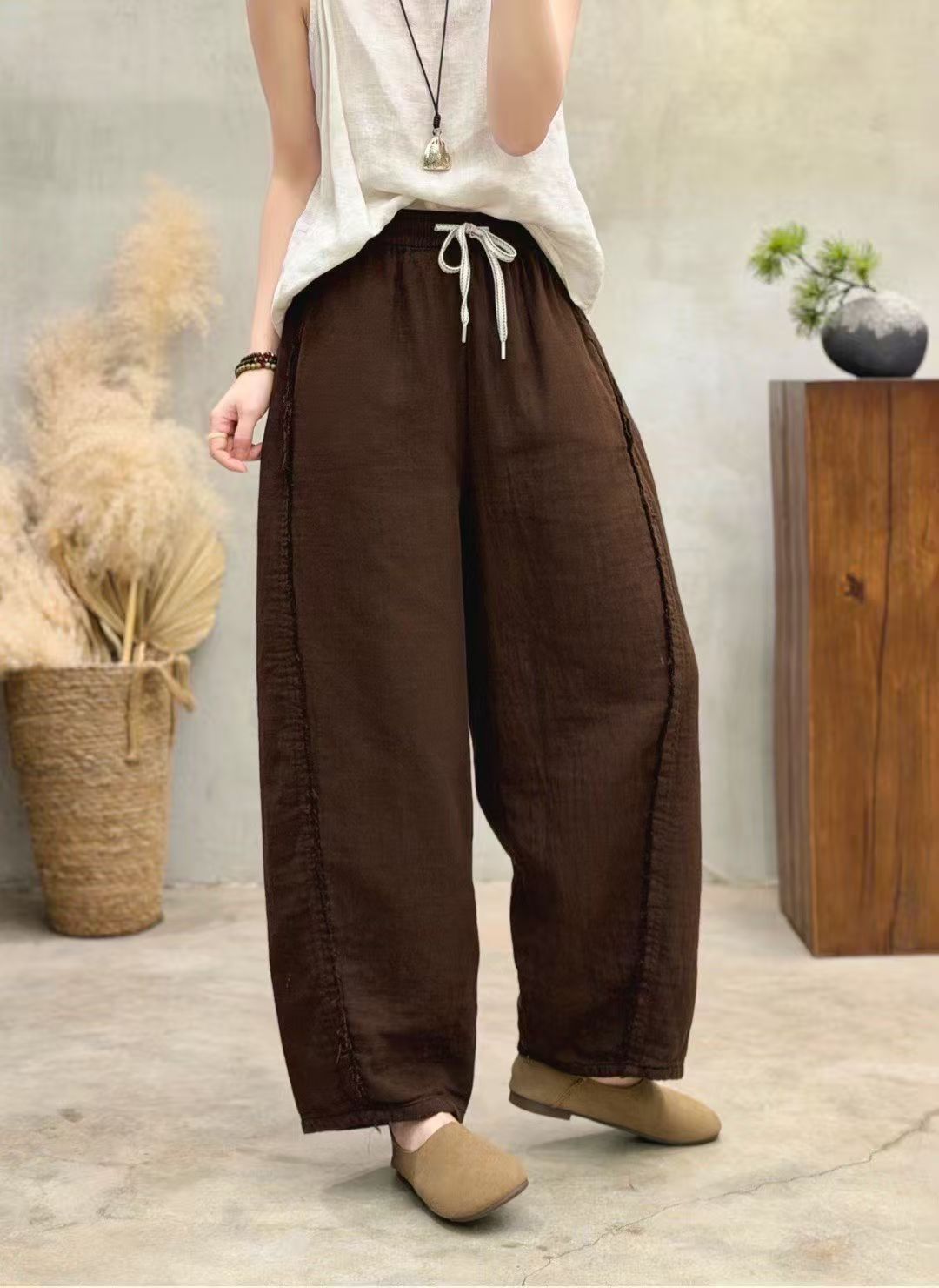 💝💝Casual Linen And Cotton Trousers
