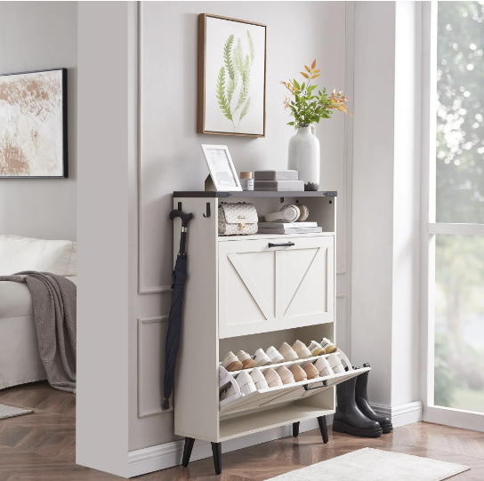 🎯 Factory Direct CLEARANCE: Freestanding Entryway Shoe Organizer ✅