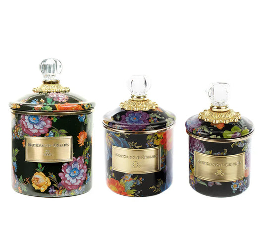 🎉Limited Time Promotion💝MacKenzie- Childs Set of 3 Enamel Canisters