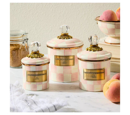 🎉Limited Time Promotion💝MacKenzie- Childs Set of 3 Enamel Canisters