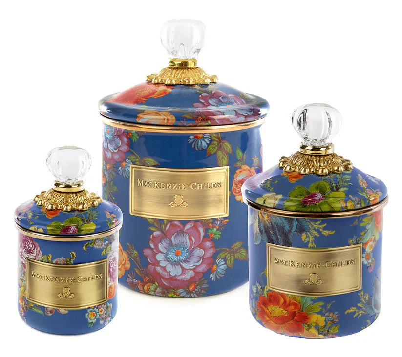 🎉Limited Time Promotion💝MacKenzie- Childs Set of 3 Enamel Canisters