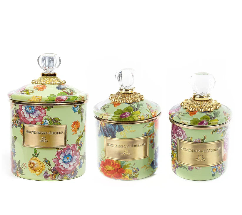 🎉Limited Time Promotion💝MacKenzie- Childs Set of 3 Enamel Canisters