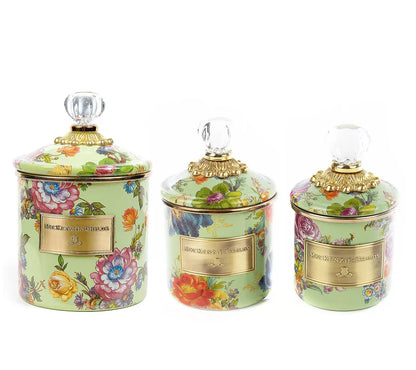 🎉Limited Time Promotion💝MacKenzie- Childs Set of 3 Enamel Canisters