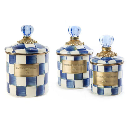 🎉Limited Time Promotion💝MacKenzie- Childs Set of 3 Enamel Canisters