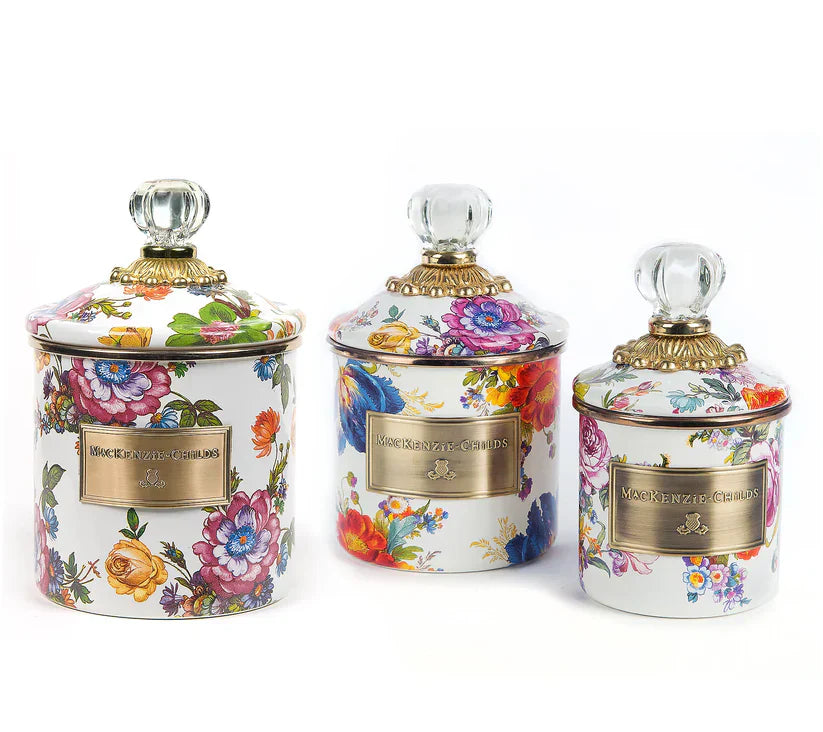 🎉Limited Time Promotion💝MacKenzie- Childs Set of 3 Enamel Canisters