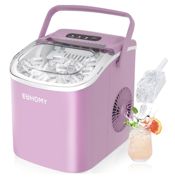 🎯🎯CLEARANCE OUTLET Countertop Ice Maker w/ Scoop, 26lbs/24H 🧊