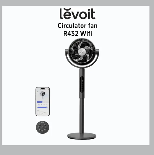 🎯🎯MEMORIAL DEAL LEVOIT Oscillating Fan  20dB Quiet Cooling ✨