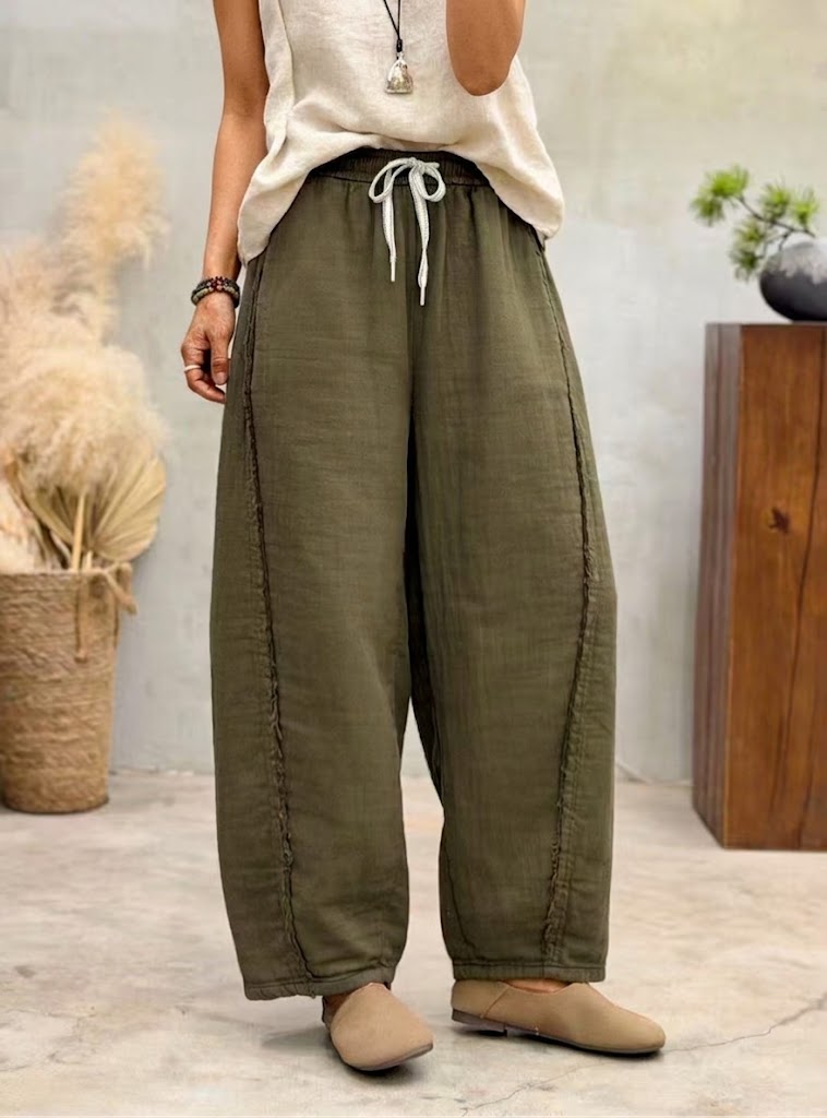 💝💝Casual Linen And Cotton Trousers