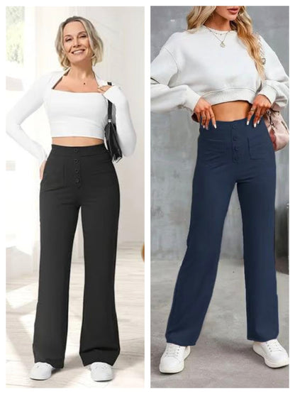 🎁New Arrivals🔥Women's Casual High Waist Stretch Pants