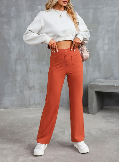 🎁New Arrivals🔥Women's Casual High Waist Stretch Pants
