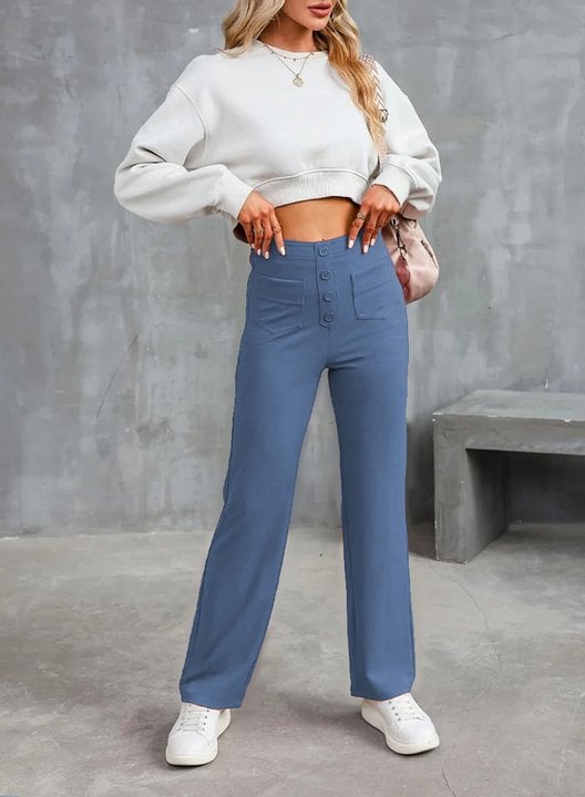 🎁New Arrivals🔥Women's Casual High Waist Stretch Pants