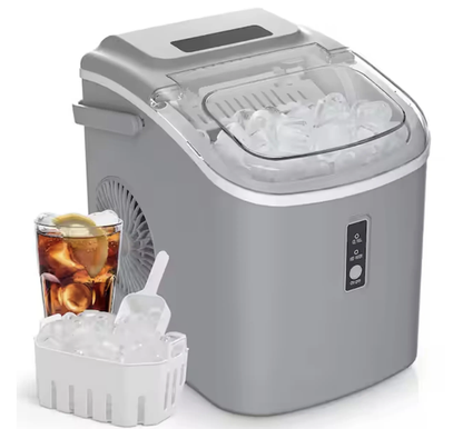 🎯🎯CLEARANCE OUTLET Countertop Ice Maker w/ Scoop, 26lbs/24H 🧊