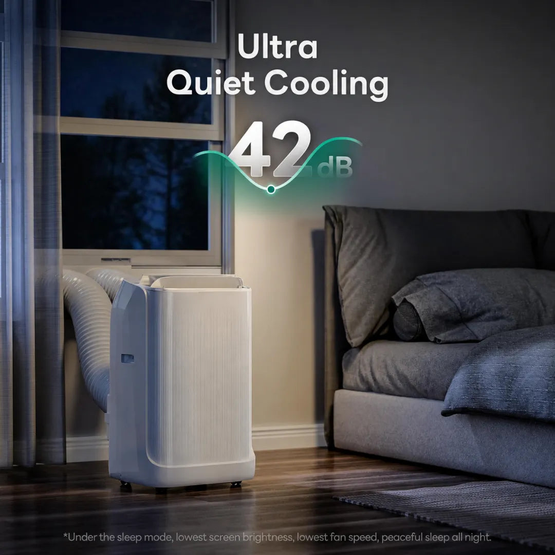 💝💝Clearance Sale🔥14,000 BTU Dual Hose Portable AC – Smart Inverter Cooling for Rooms Up to 500 sq. ft.