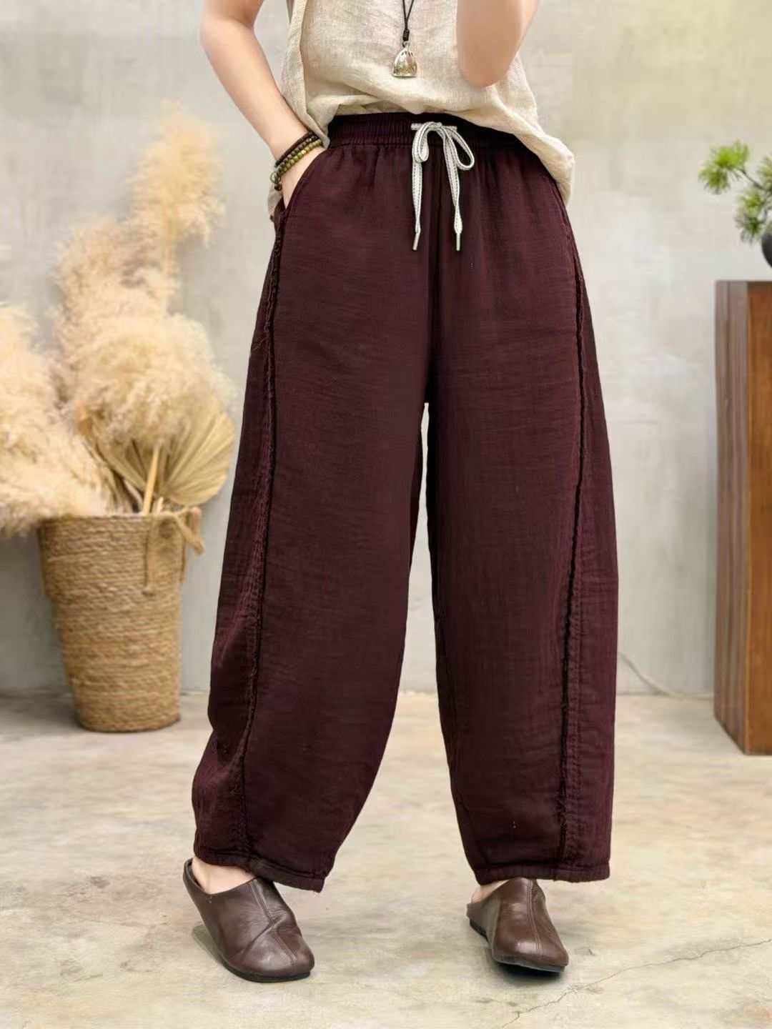 💝💝Casual Linen And Cotton Trousers