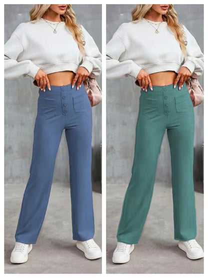 🎁New Arrivals🔥Women's Casual High Waist Stretch Pants