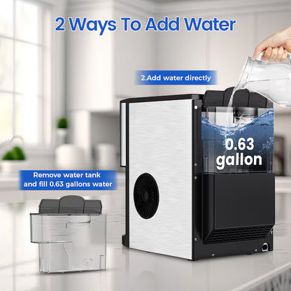 💥Factory Direct Sell💥 Nugget Ice Maker ❄️✨ 44 lbs/Day Self-Dispensing Ice 🧊