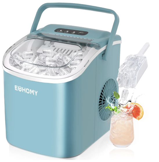 🎯🎯CLEARANCE OUTLET Countertop Ice Maker w/ Scoop, 26lbs/24H 🧊