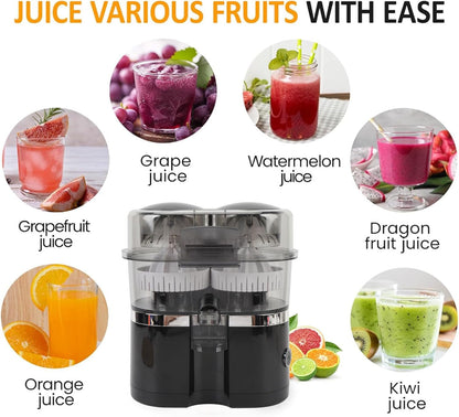 💥Factory Direct Sell💥 Automatic Citrus Juicer ⚡ 100W Electric Orange & Lemon Squeezer 🧃 Easy Clean (US Plug)
