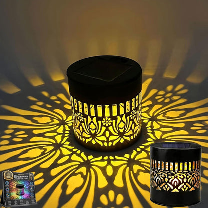 💥Factory Direct Sale💥 4PCS Solar Mandala Lights – Outdoor Waterproof Wall Decor ☀️