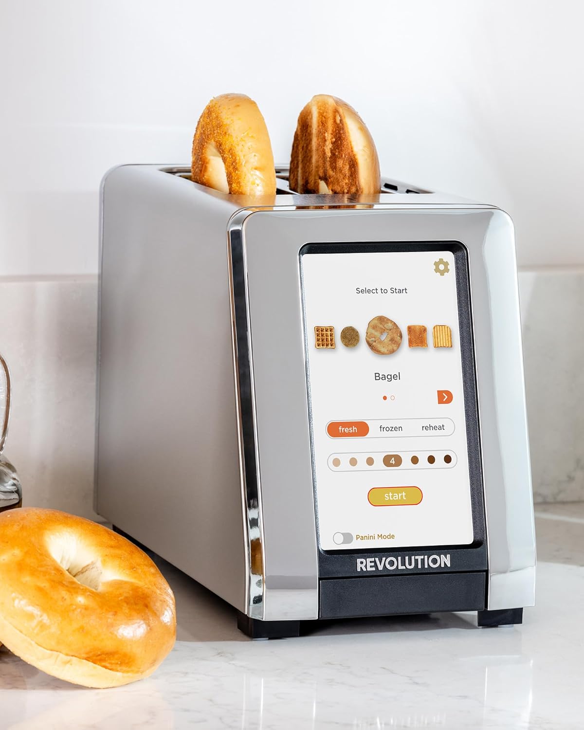 📦📦High-end quality🌟[Clearance sale]Smart Toaster with Touchscreen – Choose from 40+ Bread Types, 7 Browning Levels, & Toastie Press Mode