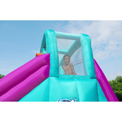 📦📦 Factory direct salese🌊 Triple Splash Course Inflatable Mega Water Park with Air Blower 🌞