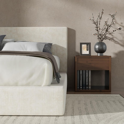 💥Factory Direct Sale💥Cloud Queen Bed Frame with Headboard – Beige Chenille