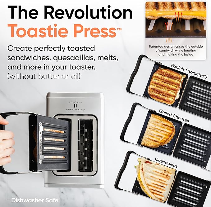 📦📦High-end quality🌟[Clearance sale]Smart Toaster with Touchscreen – Choose from 40+ Bread Types, 7 Browning Levels, & Toastie Press Mode