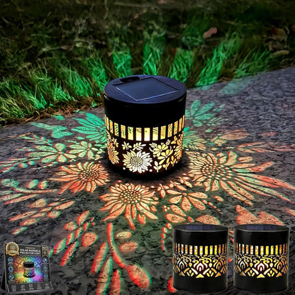 💥Factory Direct Sale💥 4PCS Solar Mandala Lights – Outdoor Waterproof Wall Decor ☀️