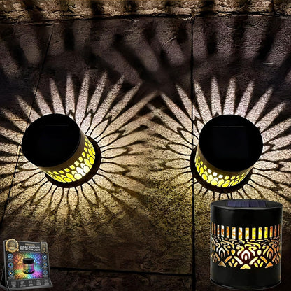 💥Factory Direct Sale💥 4PCS Solar Mandala Lights – Outdoor Waterproof Wall Decor ☀️
