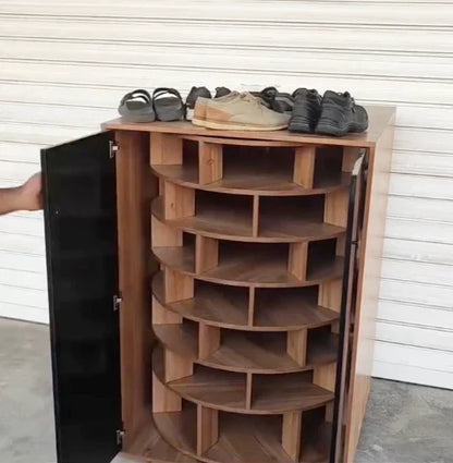 💪High-end quality🎁Clearance sale Large capacity rotating shoe rack