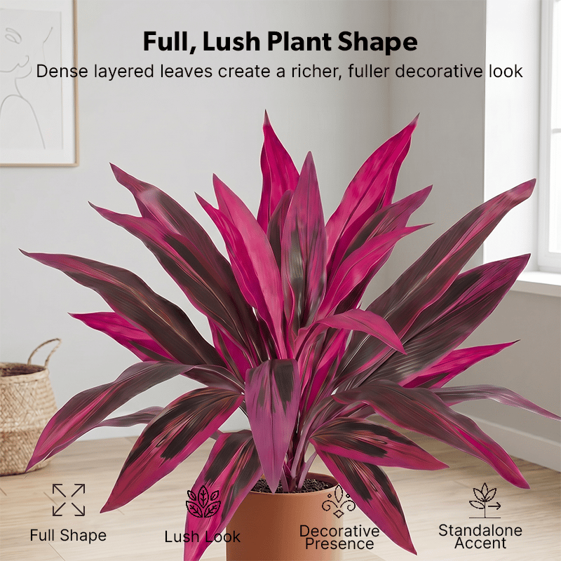 💚💚 Last Day 60% OFF - Artificial Boston Fern & Dragon's Blood Tree Plants