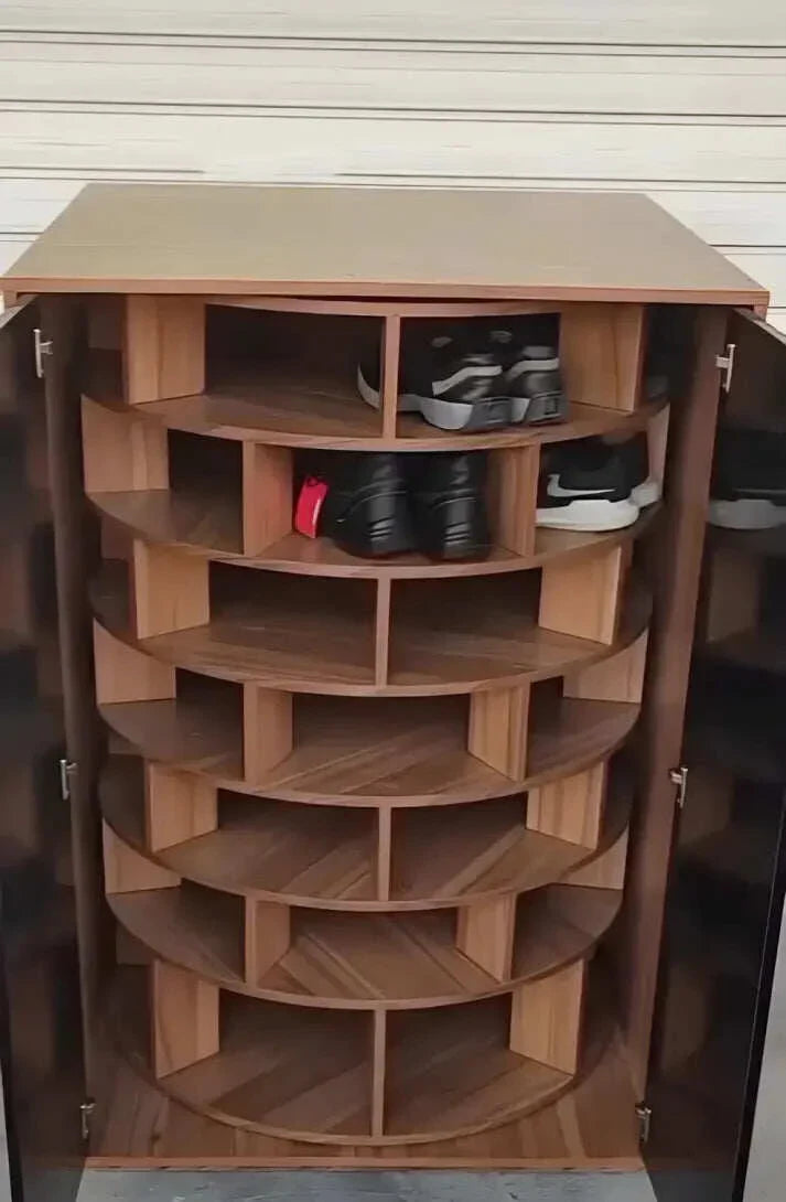 💪High-end quality🎁Clearance sale Large capacity rotating shoe rack