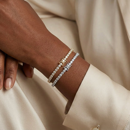 💚💚The Jetsetter Lab Diamond Tennis Bracelet