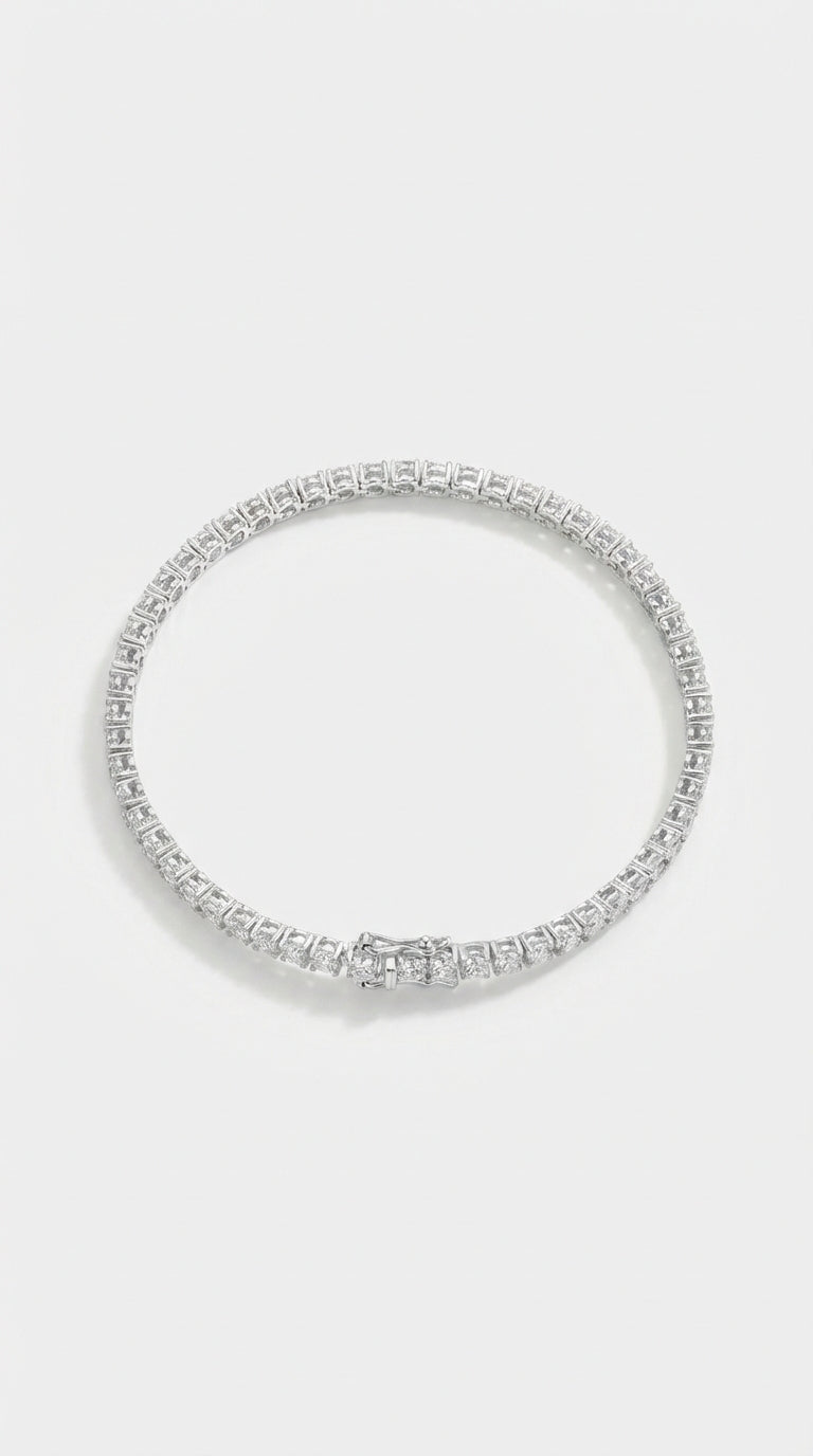 💚💚The Jetsetter Lab Diamond Tennis Bracelet