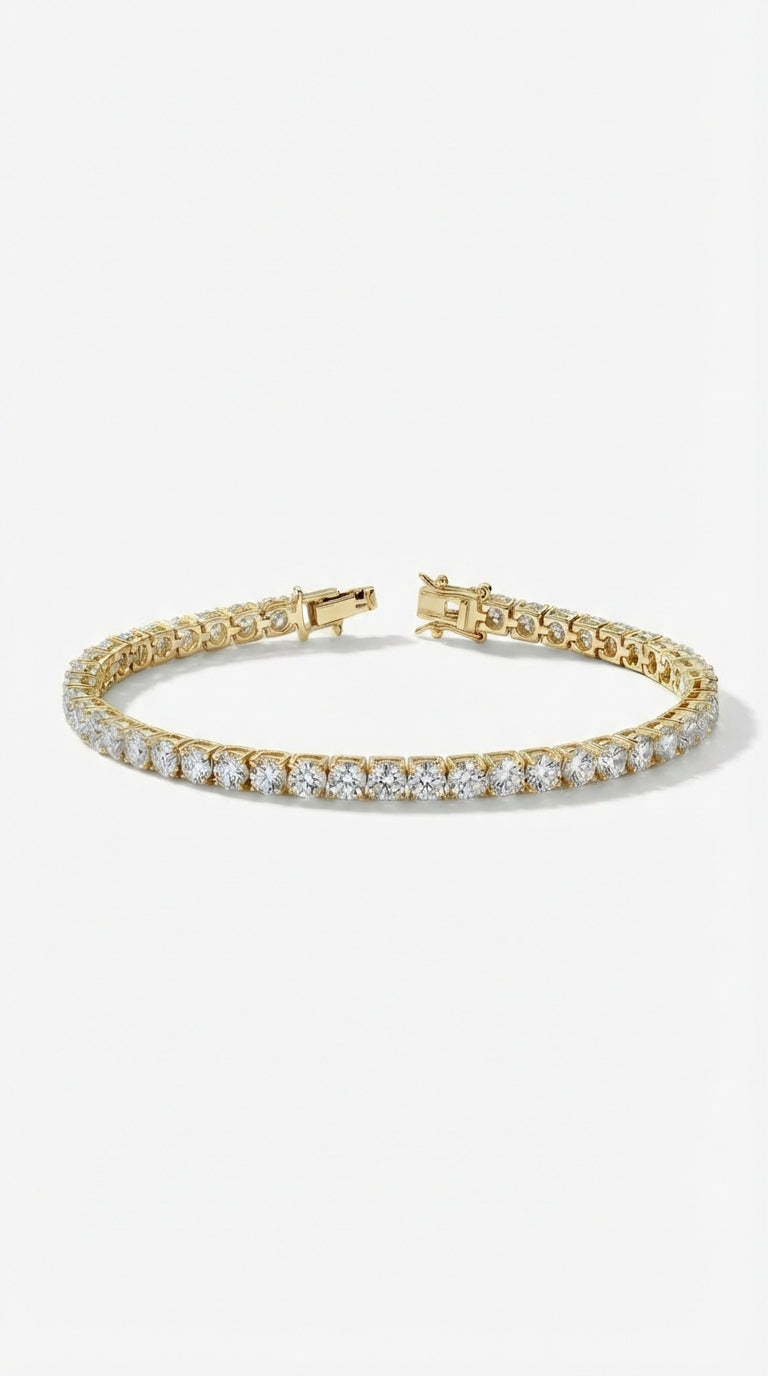💚💚The Jetsetter Lab Diamond Tennis Bracelet