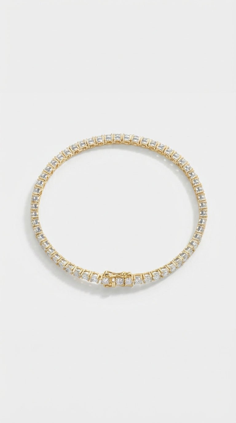 💚💚The Jetsetter Lab Diamond Tennis Bracelet